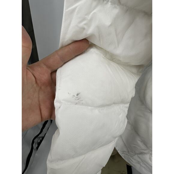 Athleta Small Women Full Zip Up Hooded Puffer Down Jacket Outdoor Light CLT - Picture 4 of 10